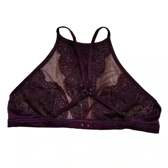 Victorias Secret - Lace High Neck Bralette - Picture 2 of 4